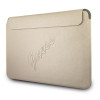 Θήκη Guess GUCS13PUSASLG Saffiano Script για φορητό υπολογιστή 13" laptop, χρυσή