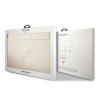 Θήκη Guess GUCS13PUSASLG Saffiano Script για φορητό υπολογιστή 13" laptop, χρυσή
