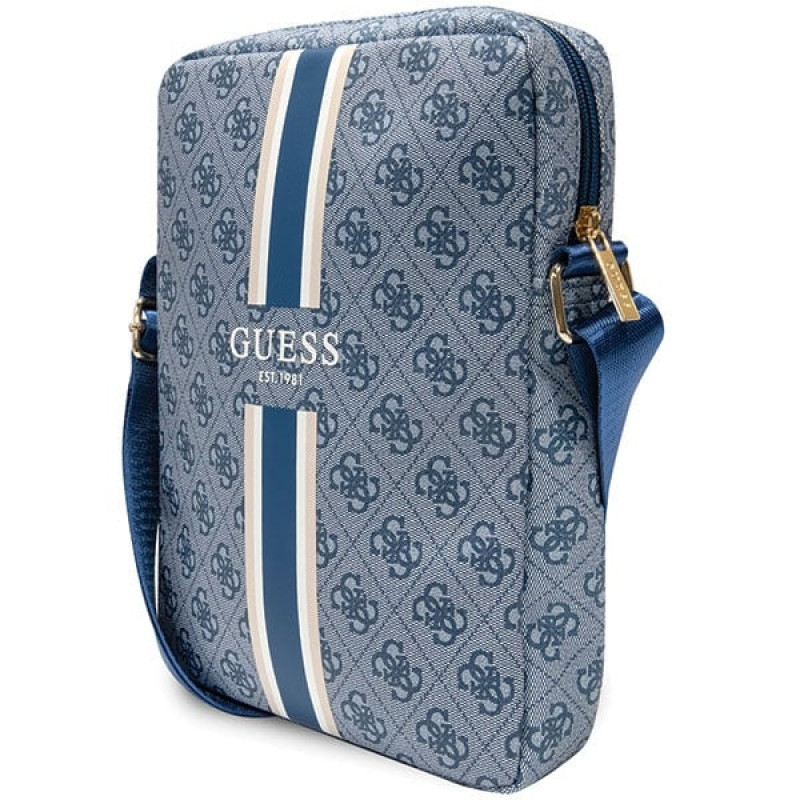Guess GUTB10P4RPSB 4G Stripes Τσάντα για Tablet 10", μπλε