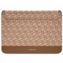 Θήκη laptop Guess GUCS14HGCFSEW 14 ίντσες, GCube Stripes, καφέ