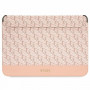 Θήκη laptop Guess GUCS14HGCFSEP 14", GCube Stripes, ροζ
