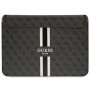 Θήκη laptop Guess GUCS14P4RPSK 14", 4G Printed Stripes, μαύρη