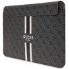 Θήκη laptop Guess GUCS14P4RPSK 14", 4G Printed Stripes, μαύρη