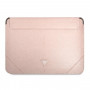 Θήκη laptop Guess GUCS16PSATLP 16", Saffiano Triangle, ροζ