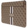 Θήκη για φορητό υπολογιστή Guess GUCS14P4RPSW 14 ιντσών, 4G Printed Stripes, καφέ