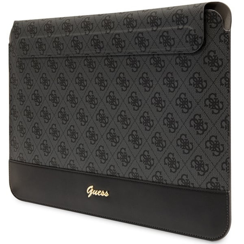 Θήκη laptop Guess GUCS14PS4SGK 14 ιντσών, 4G Stripe Metal Logo, μαύρη
