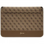 Θήκη laptop Guess GUCS14PS4SGW 14", 4G Stripe Metal Logo, καφέ