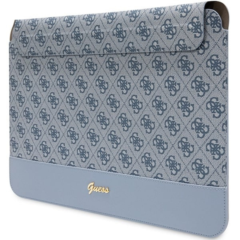 Θήκη laptop Guess GUCS14PS4SGB 14 ιντσών, 4G Stripe Metal Logo, μπλε