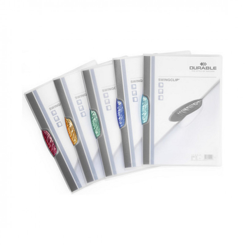 Durable SWINGCLIP 30 φάκελος με κλιπ A4 226000, διαφανής (25 τεμ.)