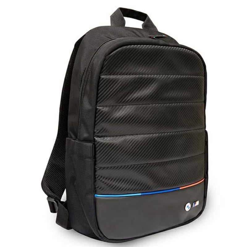 BMW BMBP15COCARTCBK σακίδιο πλάτης 16", Carbon Tricolor, μαύρο