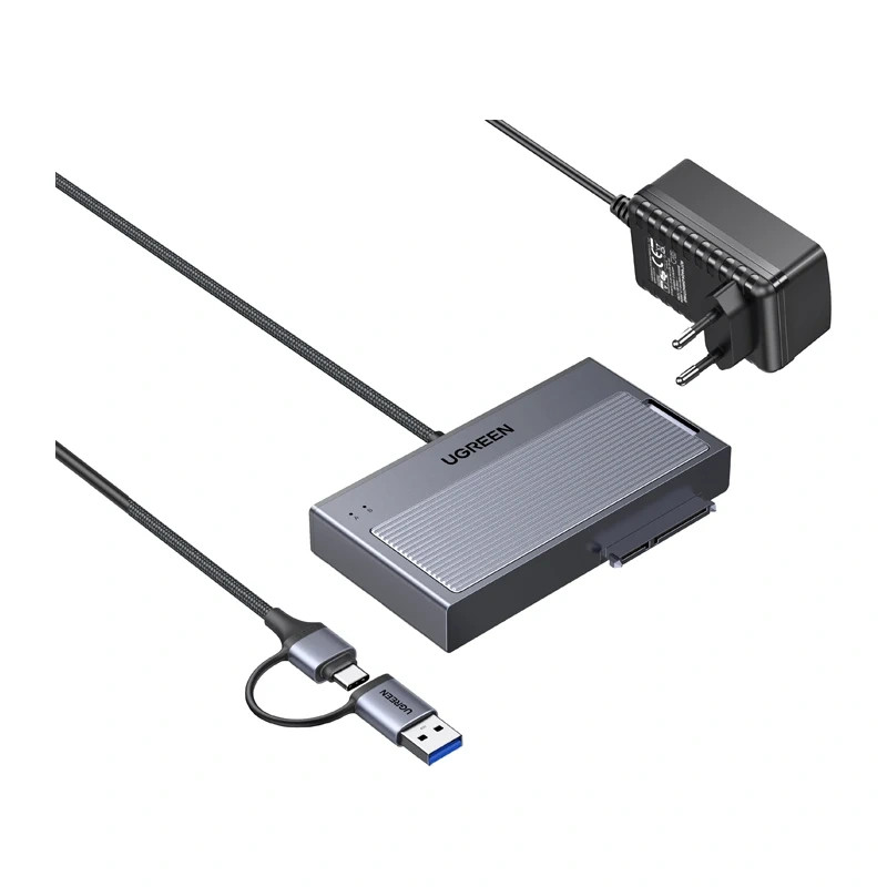 Ugreen D320 προσαρμογέας M.2 NVMe/SATA, USB 3.2, USB-A/USB-C, 10 Gbps