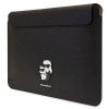 Θήκη laptop Karl Lagerfeld KLCS14SAKCPMK για 14", μαύρη, Saffiano Karl&Choupette