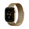 Apple Watch Series 12 GPS + Cellular 46 mm Θήκη από τιτάνιο Radiant Gold με Milanese Loop Radiant Gold, M/L