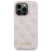 Guess GUBPM5P14L4GEMGP Apple iPhone 14 Pro Θήκη Σκληρή + 5000 mAh MagSafe Powerbank Σετ, 4G Metal Logo, ροζ