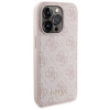 Guess GUBPM5P14L4GEMGP Apple iPhone 14 Pro Θήκη Σκληρή + 5000 mAh MagSafe Powerbank Σετ, 4G Metal Logo, ροζ