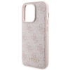 Guess GUBPM5P14L4GEMGP Apple iPhone 14 Pro Θήκη Σκληρή + 5000 mAh MagSafe Powerbank Σετ, 4G Metal Logo, ροζ