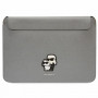 Θήκη Laptop Karl Lagerfeld KLCS14SAKCPMG για 14 ίντσες, ασημί, Saffiano Karl&Choupette