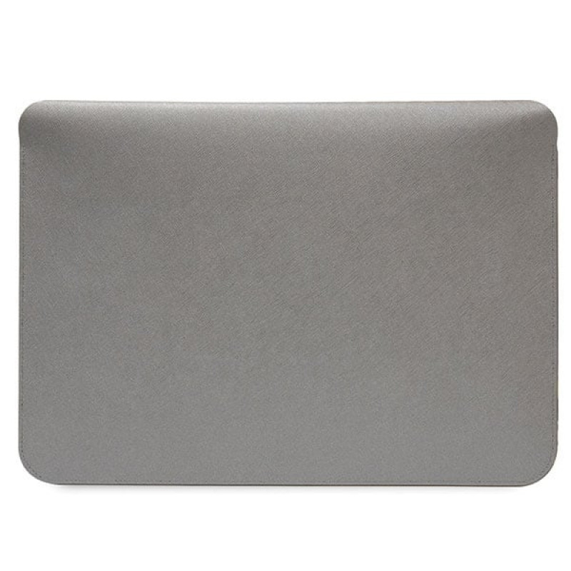 Θήκη Laptop Karl Lagerfeld KLCS14SAKCPMG για 14 ίντσες, ασημί, Saffiano Karl&Choupette