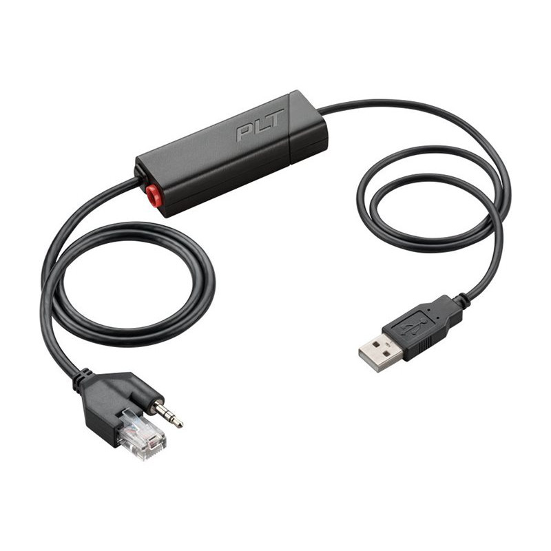 HP Poly APU-76 Ηλεκτρονικός προσαρμογέας hook-switch για ακουστικά, συμμορφούμενος με TAA (85R00AA)