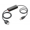 HP Poly APU-76 Ηλεκτρονικός προσαρμογέας hook-switch για ακουστικά, συμμορφούμενος με TAA (85R00AA)