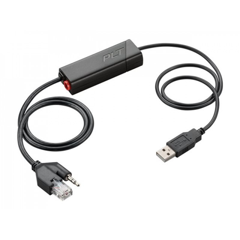 HP Poly APU-76 Ηλεκτρονικός προσαρμογέας hook-switch για ακουστικά, συμμορφούμενος με TAA (85R00AA)
