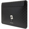 Θήκη Laptop Karl Lagerfeld KLCS14SAKHPKK για 14", μαύρη, Saffiano Monogram Ikonik
