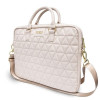 Guess GUCB15QLPK Τσάντα Laptop 15 inch, ροζ, Quilted