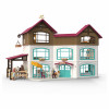 Schleich Horse Club παραλίμνια βίλα και πάντοκ σετ παιχνιδιού 42785