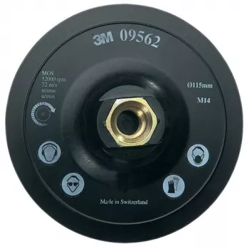 3M Hookit δίσκος στήριξης 115mm M14 σπείρωμα, μεσαίας πυκνότητας, 12500 rpm