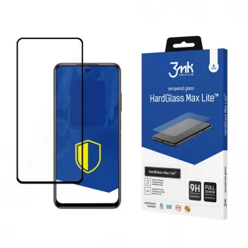 3MK Μεμβράνη HardGlass Max Lite για Xiaomi Redmi Note 10S / Redmi Note 10 4G / Poco M5s - Μαύρο