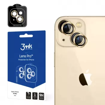 3MK iPhone 14 Pro Max Lens Protection Pro Χρυσό