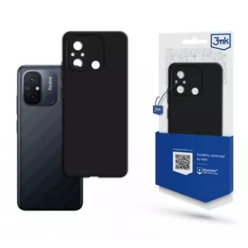 3MK Xiaomi Redmi 12C Ματ Θήκη Μαύρο
