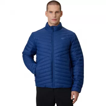 4F ανδρικό ελαφρύ μπουφάν μετάβασης M0853 Navy Blue μέγεθος S
