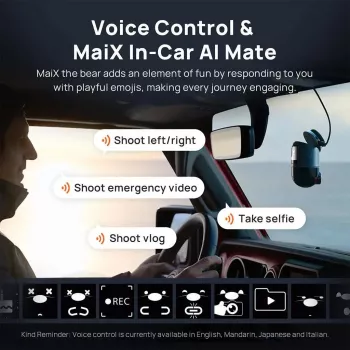 70mai Dash Cam 4K Omni X800 Μαύρο