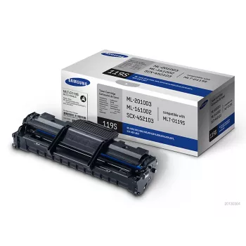 Samsung MLT-D119S Original Τόνερ Μαύρο, 3000 σελίδες, Μαύρο, 1 τεμ.