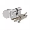 ABUS Διπλός κύλινδρος 45x55mm ματ νικέλιο μακρύς 3 κλειδιά
