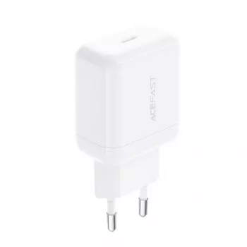 Acefast A130 PD20W Μονός Φορτιστής USB-C (EU) Λευκό