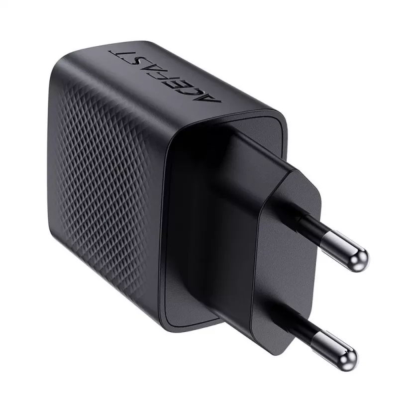 ACEFAST A82 GaN USB-C PD 20W Φορτιστής τοίχου - Μαύρο