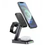 ACEFAST E3 Desktop Three-in-One Wireless Charging Stand Μαύρο