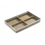 ACO Vario Αποχέτευση δαπέδου κάτω μέρος 75x50 DN 75/DN 50 Μαύρο