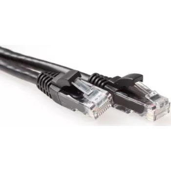 ACT 5m Cat6a U/UTP καλώδιο δικτύου, RJ45, μαύρο IB3505