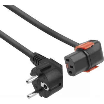 ACT AK5257 Καλώδιο τροφοδοσίας Μαύρο 3 m CEE 7/7 σε C13 υποδοχή