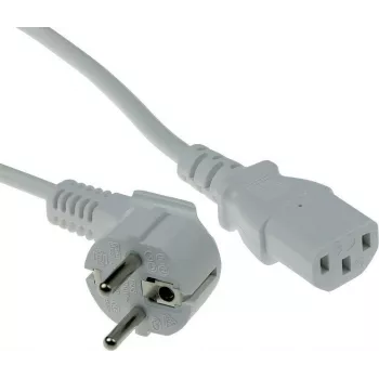 ACT AK5402 καλώδιο τροφοδοσίας λευκό 1m CEE 7/7 σε IEC C13