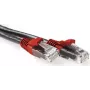 ACT Μαύρο 1m U/UTP CAT6A Crossover καλώδιο patch με βύσματα RJ45 (IB6201)