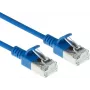 ACT Μπλε 5m LSZH U/FTP CAT6A Datacenter Slimline Καλώδιο patch με βύσματα RJ45, snagless (DC7605)