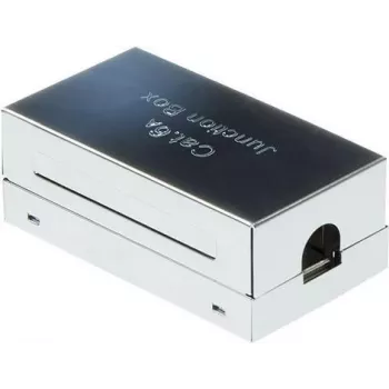 ACT SD6520 Cat6a ασημί πρίζα δικτύου τοίχου, 2 θύρες RJ45, πλήρως θωρακισμένη, τοποθέτηση χωνευτή, 10G-ready