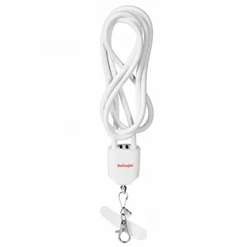 Activejet λουράκι με καλώδιο φόρτισης 3 σε 1, Λευκό