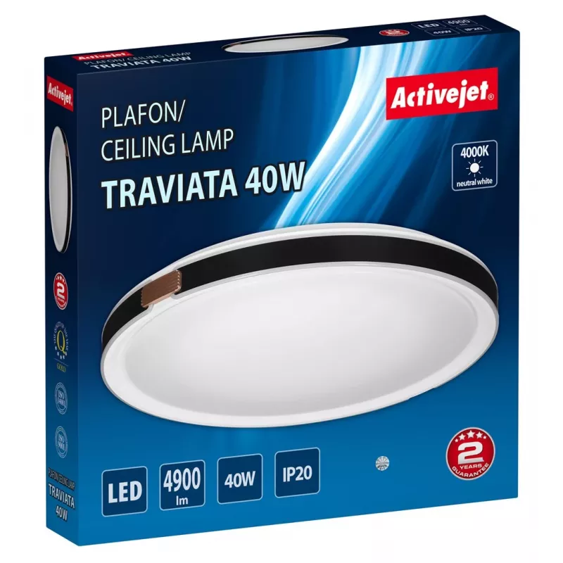 Activejet AJE-TRAVIATA φωτιστικό οροφής LED, 40W