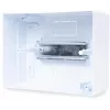 ADELID RM-NT-06T Επίτοιχος Κατανεμητής, 6 Modules, 1 Σειρά, IP40, Λευκό/Γκρι