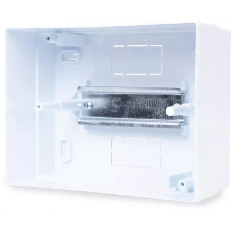 ADELID RM-NT-06T Επίτοιχος Κατανεμητής, 6 Modules, 1 Σειρά, IP40, Λευκό/Γκρι